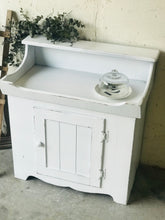 Load image into Gallery viewer, Adorable Vintage Farmhouse Dry Sink Cabinet
