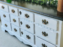 Load image into Gallery viewer, Large Vintage Farmhouse Buffet, Dresser, or TV Stand