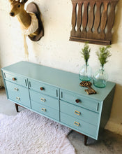 Load image into Gallery viewer, Revamped MCM Long Dresser, Buffet, or TV Stand