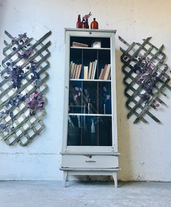 Pretty Rebuilt Cubby Cabinet