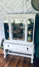 Load image into Gallery viewer, Gorgeous Ornate Antique Lighted China Cabinet