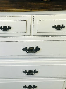 Pretty Farmhouse Chest of Drawers