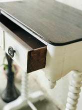 Load image into Gallery viewer, Antique Spindle Farmhouse Accent Table