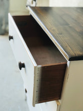 Load image into Gallery viewer, Adorable Little Farmhouse Chest of Drawers or Nightstand