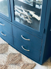 Load image into Gallery viewer, Stunning Modern Navy Display Cabinet