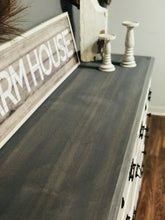 Load image into Gallery viewer, Farmhouse Vintage Buffet or TV Stand