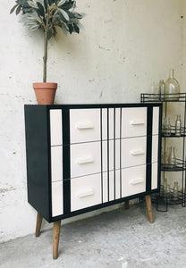 MCM Inspired Storage Chest of Drawers