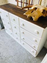 Load image into Gallery viewer, Vintage Farmhouse Long or Tall Dresser