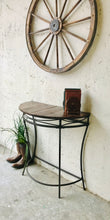 Load image into Gallery viewer, Small Lightweight Half Moon Entryway Table