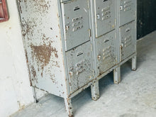 Load image into Gallery viewer, Amazing Vintage Industrial Metal Lockers