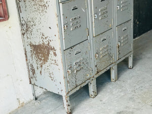 Amazing Vintage Industrial Metal Lockers