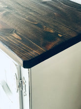 Load image into Gallery viewer, Pretty Vintage Farmhouse Armoire Dresser