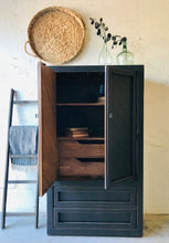 Load image into Gallery viewer, Stunning Large Vintage Armoire Dresser