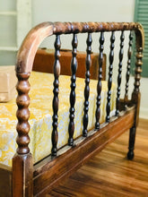 Load image into Gallery viewer, Adorable Vintage Spindle Twin Bed Frame