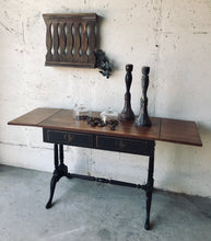 Load image into Gallery viewer, Stunning Vintage Drop Leaf Server or Entryway Table