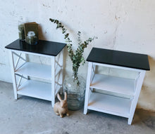 Load image into Gallery viewer, Perfect Farmhouse Cross Base End Table Set