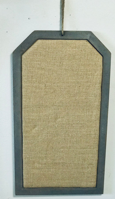 Tag Burlap Message Board