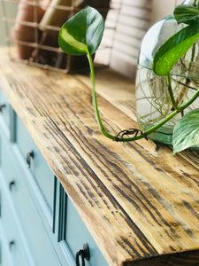 Pretty Cottage Blue Entryway Table
