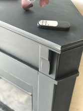 Load image into Gallery viewer, Moody Black Faux Fireplace