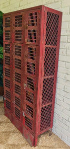 Amazing Salvaged Industrial Chippy Lockers