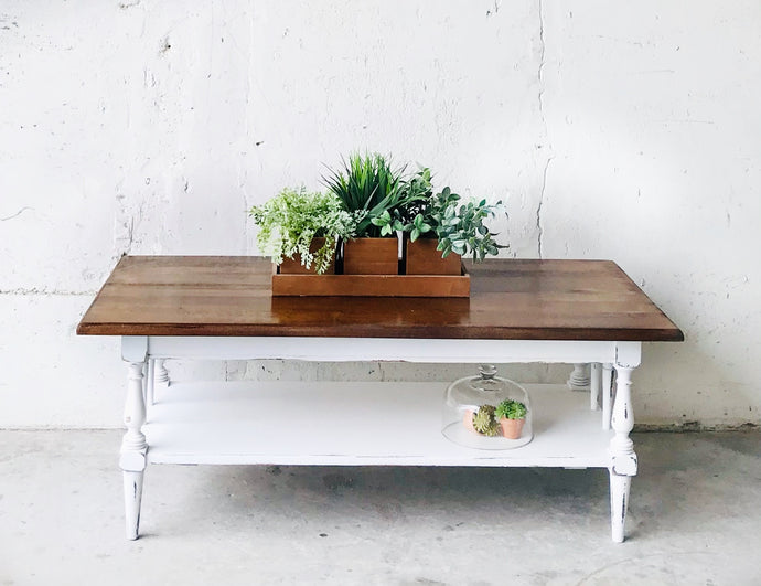 Perfect Petite Farmhouse Coffee Table