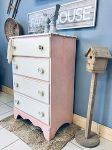 Shabby Chic Vintage Chest of Drawers