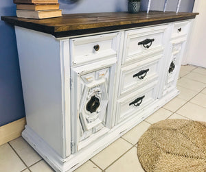 Stunning Ornate Farmhouse Buffet