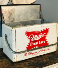 Load image into Gallery viewer, Vintage Miller High Life Metal Cooler