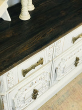 Load image into Gallery viewer, Stunning Ornate Farmhouse Buffet or Long Dresser