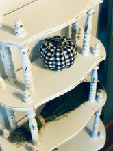 Load image into Gallery viewer, Gorgeous Vintage Wood Shelf and Table Set