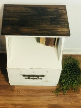 Load image into Gallery viewer, Cute MCM Farmhouse Nightstand or Accent Table