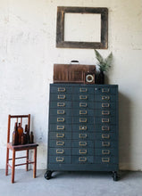 Load image into Gallery viewer, Amazing Vintage Industrial Rolling Cabinet