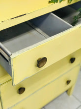 Load image into Gallery viewer, Vintage Industrial Metal Chest of Drawers