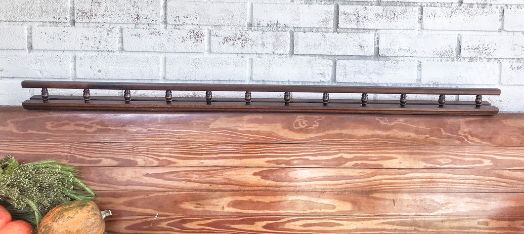 Pretty wood plate or photo shelf