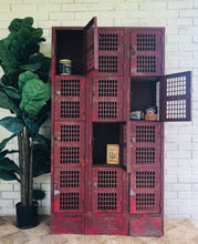 Load image into Gallery viewer, Amazing Salvaged Industrial Chippy Lockers