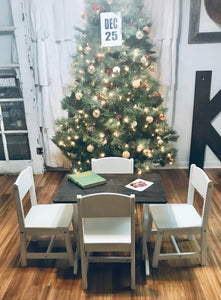 Teeny Tiny Toddler Farmhouse Table & Chairs