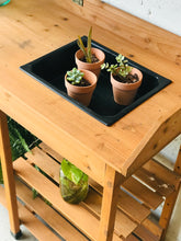 Load image into Gallery viewer, Pretty Solid Lightweight Wood Potting Bench
