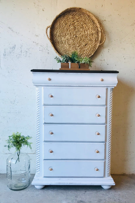 Modern Farmhouse Tall Chest of Drawers