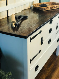 Solid Wood Farmhouse Buffet Table or TV Stand