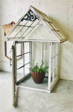 Load image into Gallery viewer, Salvaged Old Window Greenhouse w/Door