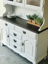 Load image into Gallery viewer, Stunning Vintage Farmhouse Hutch Cabinet