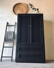 Load image into Gallery viewer, Stunning Large Vintage Armoire Dresser
