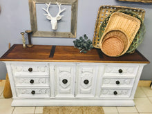 Load image into Gallery viewer, Stunning Large Vintage Buffet or TV Stand