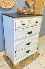 Load image into Gallery viewer, Pretty Farmhouse Chest of Drawers