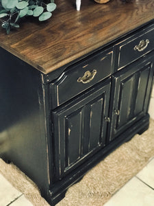 Pretty Primitive Style Vintage Cabinet