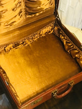 Load image into Gallery viewer, Vintage Brown Leather Suitcase