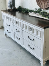 Load image into Gallery viewer, Beautiful Vintage Farmhouse Dresser, Buffet, or TV Stand
