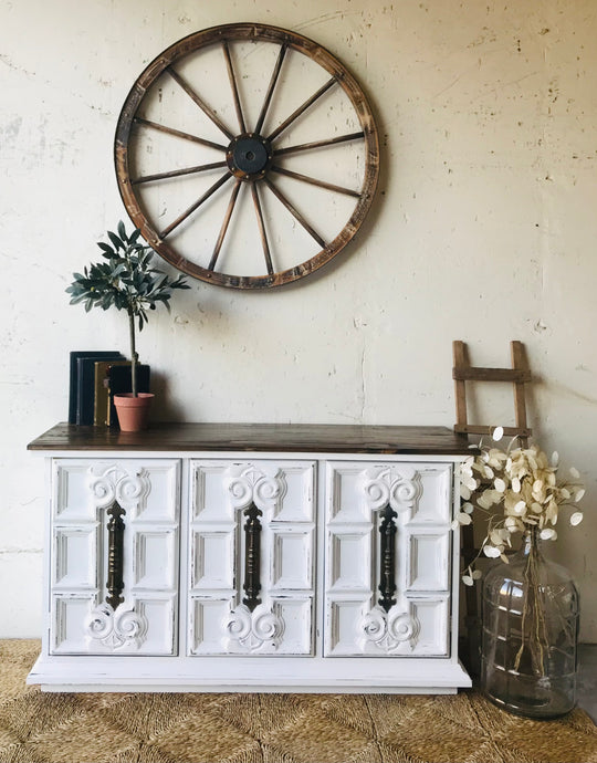 Ornate Vintage Mediterranean Buffet