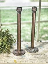 Load image into Gallery viewer, Industrial pipes (for farmhouse shelves) 2ct