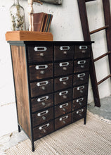 Load image into Gallery viewer, Farmhouse Apothecary Drawer Chest